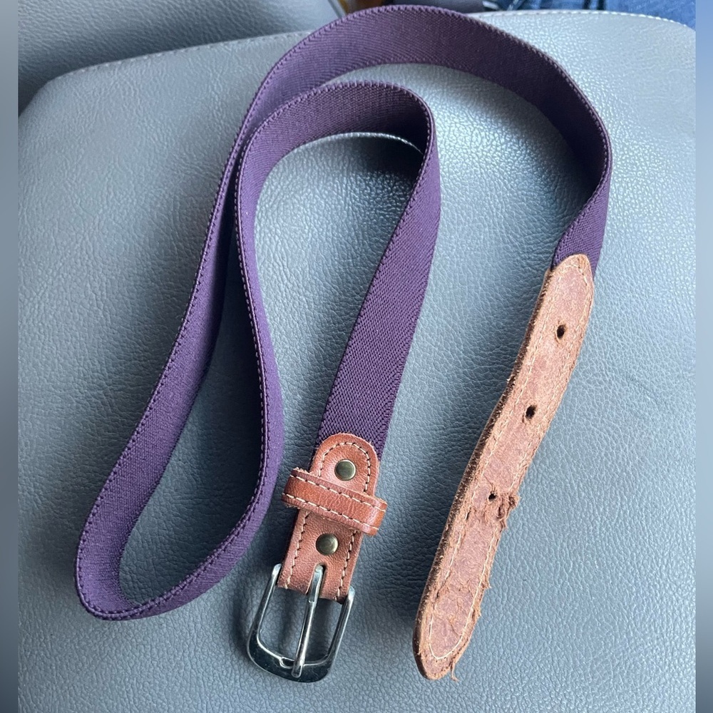 VTG Dooney & Bourke look alike Purple and Brown Belt Y2K